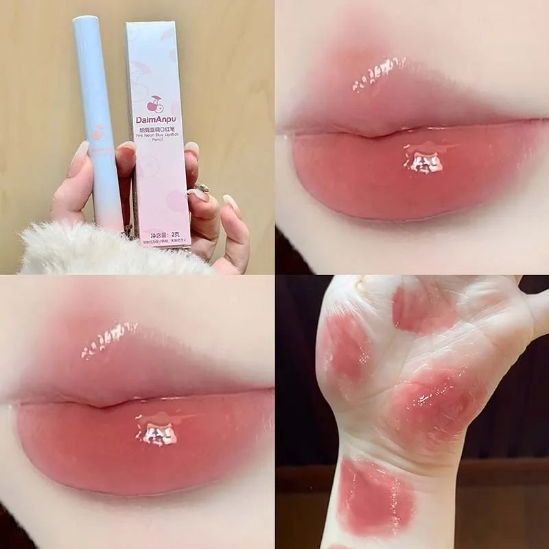 Mirror Glossy Lipstick Long Lasting Moisturizing Natural Lip Plumper Makeup Plumping Lip Glaze Cosmetics Exfoliating for Lips