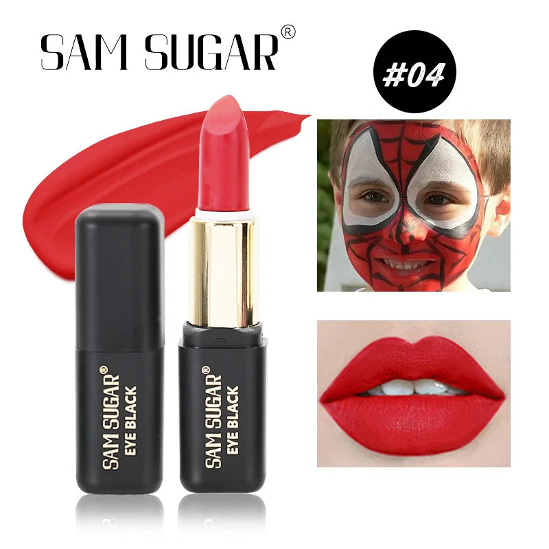 Halloween lipstick dark matte matte waterproof long-lasting non-stick cup olive green white lip glaze