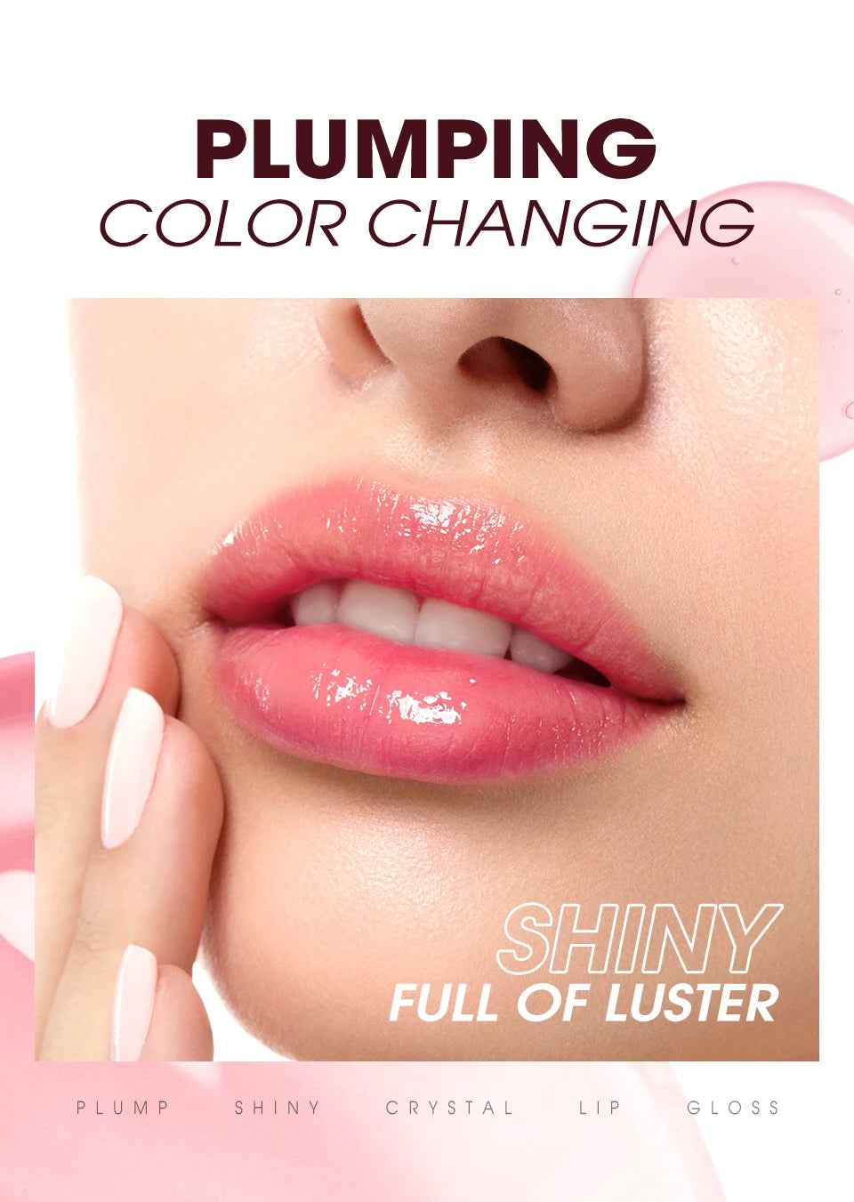 Aloe Vera Color-Changing Lip Gloss | Temperature-Sensitive, Moisturizing & Hydrating Formula | Nourishing Lip Tint for Soft Lips