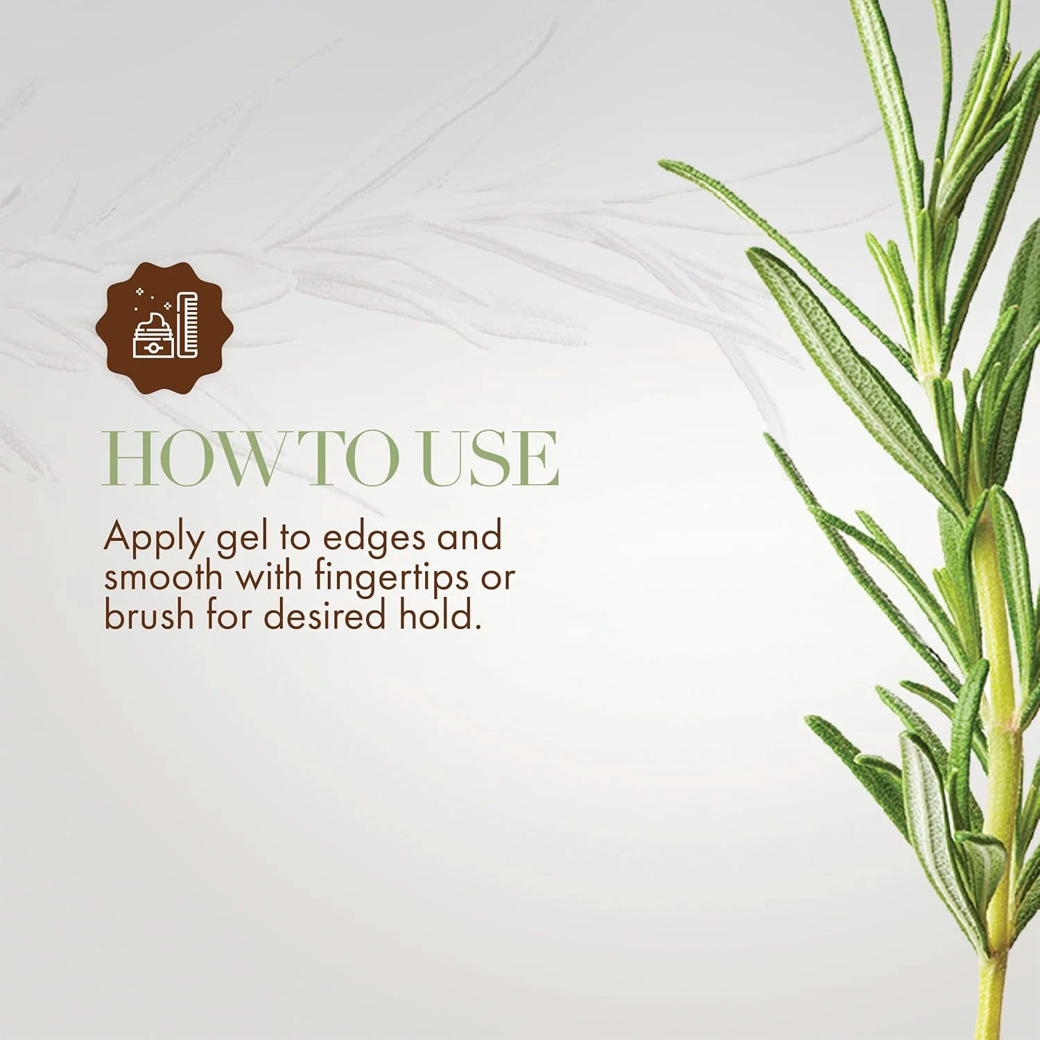 3Pack Deal Mielle Rosemary Mint Strengthening Edge Hair Gel 2oz/ 57g - Strong Hold, Nourishes Edges, Adds Natural Shine