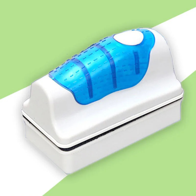 Small Size Magnetic Aquarium Fish Tank Brushes Floating Clean Glass Window Algae Scraper Cleaner Brush Aquarium Accessories