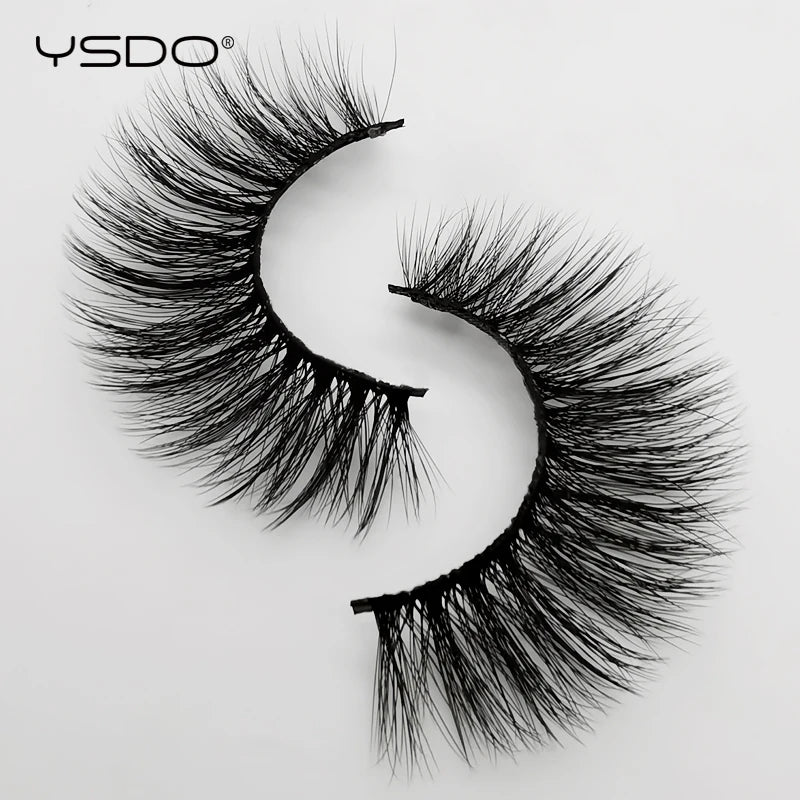 YSDO 5 pairs eyelashes makeup mink strip lashes dramatic eyelashes faux cils natural false eyelashes extension 3d mink eyelashes