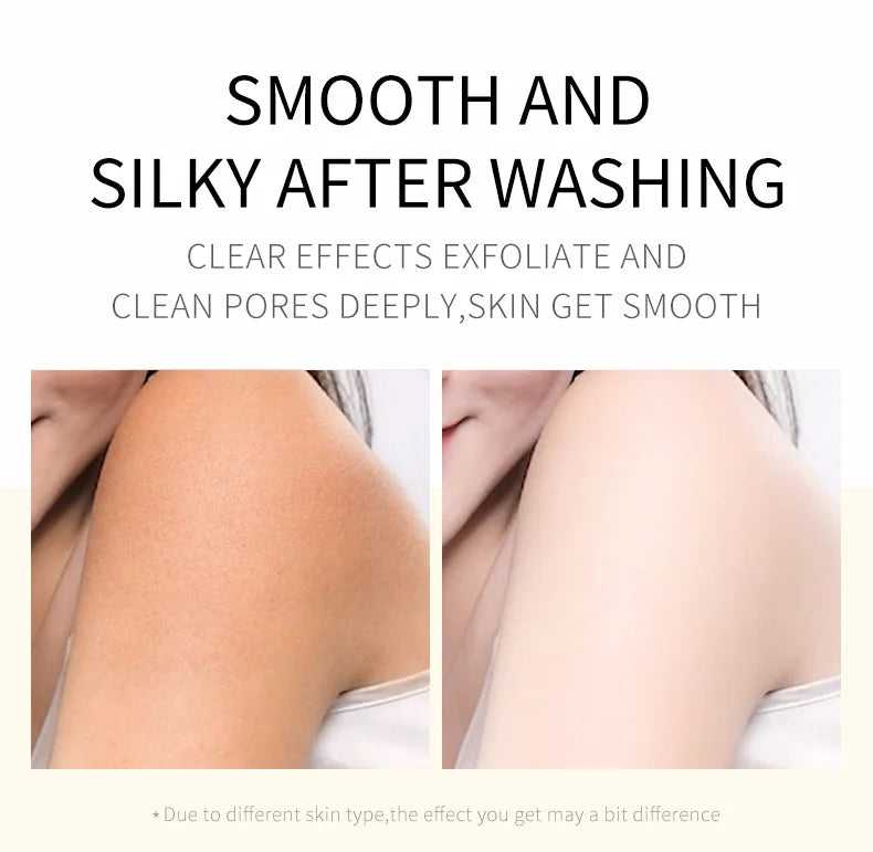 Shea Butter Exfoliating Scrub Cream Face Body Deep Pores Avocado Smooth Treatment Cleansing Wash Peach Acne Face Whitening