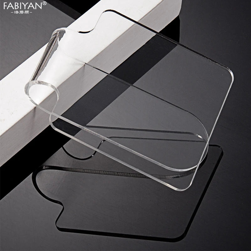 Makeup Palette Acrylic Clear Nail Art Manicure Polish Gel Foundation Eyeshadow DIY Mixing Pigment Painting Water Color Tool