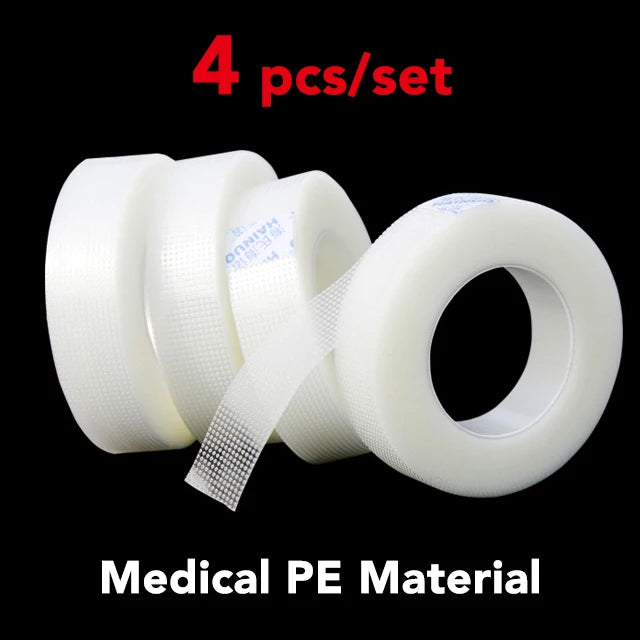 4pcs/set PE Material Breathable Eyelash Extension Tapes Non-woven Anti-allergy Eye Pads Professional Makeup Eye Lash Tape Tools