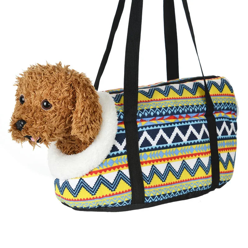 Classic Pet Carrier for Small Dogs Cozy Soft Puppy Cat Dog Bags Backpack Outdoor Travel Pet Sling Bag Chihuahua Pug Pet Supplies