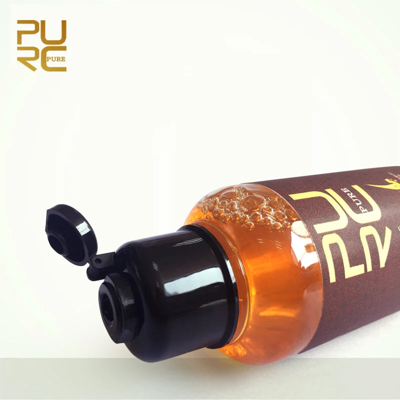 PURC Hair Shampoo Deep Cleansing Smoothing Shiny Repair Damaged Frizz Hair Care Products