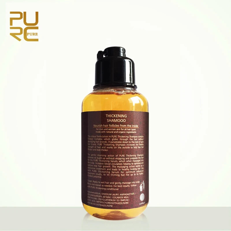 PURC Hair Shampoo Deep Cleansing Smoothing Shiny Repair Damaged Frizz Hair Care Products