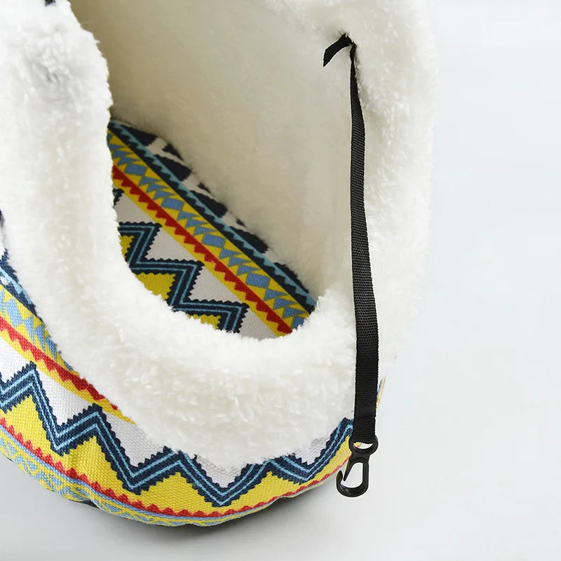 Classic Pet Carrier for Small Dogs Cozy Soft Puppy Cat Dog Bags Backpack Outdoor Travel Pet Sling Bag Chihuahua Pug Pet Supplies