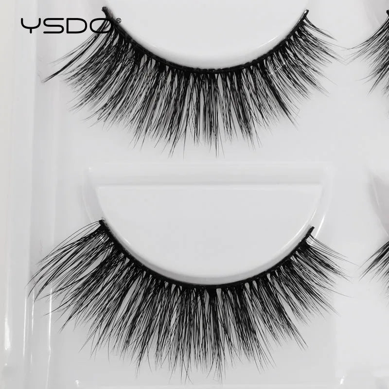 YSDO 5 pairs eyelashes makeup mink strip lashes dramatic eyelashes faux cils natural false eyelashes extension 3d mink eyelashes