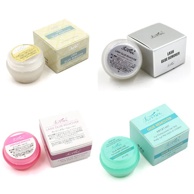 Fruit Flavour Eyelashes Glue Remover Cream Zero Stimulation Fragrancy Smell Quick Removing Eyelash Extensions Adhesive Makeup