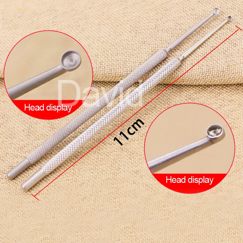 S/M/L Size Stainless Steel Microscopic Ophthalmic Instruments Tarsal Gland Cysts Tweezers meyerhoefer chalazion curette