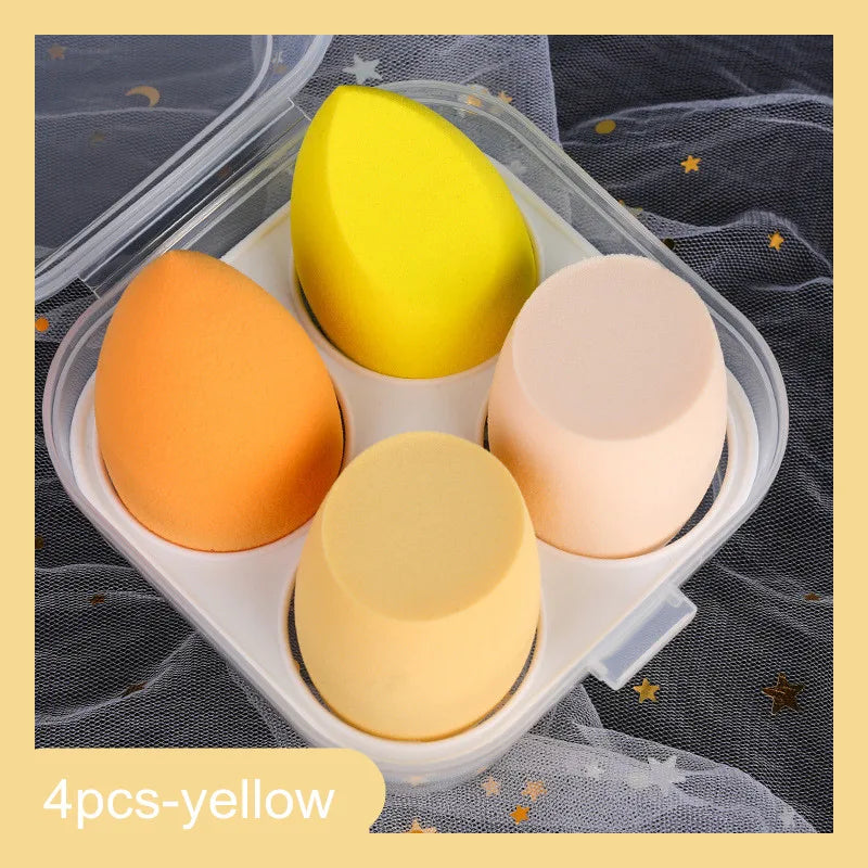 4pcs/8pcs Makeup Sponge Set Cosmetic Blender Beauty Puff Foundation Powder Concealer Cream Soft Sponges Women Face Make Up Tools
