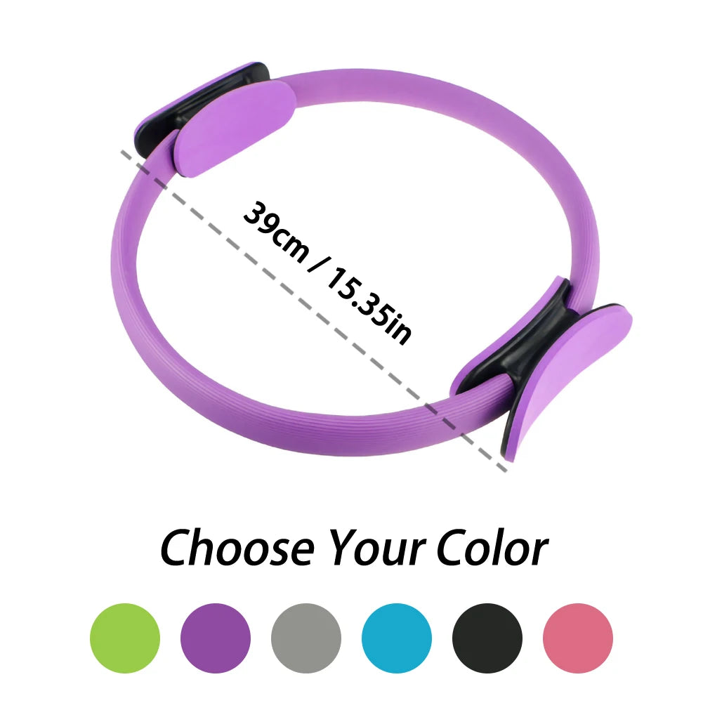 Yoga Pilates Ring Open Back Thin Leg Beginner Fitness Equipment Trainer Body Shaping Pilates Magic Circles Yoga Wheel Accessorie