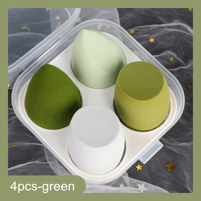 4pcs/8pcs Makeup Sponge Set Cosmetic Blender Beauty Puff Foundation Powder Concealer Cream Soft Sponges Women Face Make Up Tools