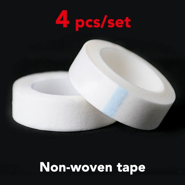 4pcs/set PE Material Breathable Eyelash Extension Tapes Non-woven Anti-allergy Eye Pads Professional Makeup Eye Lash Tape Tools