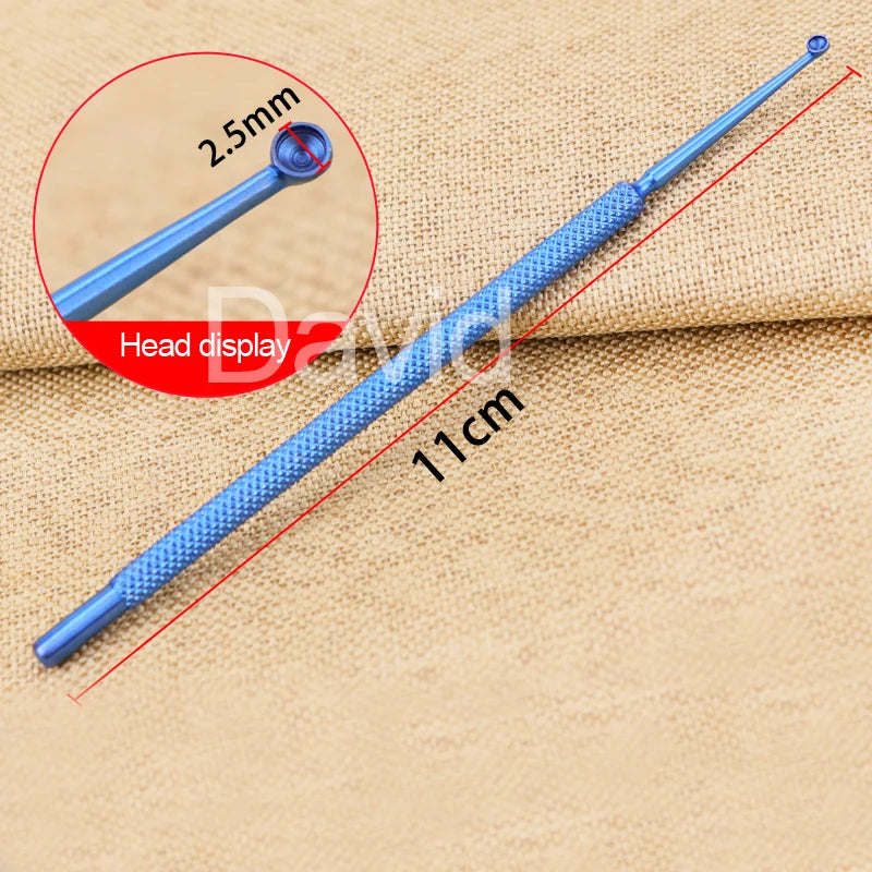 S/M/L Size Stainless Steel Microscopic Ophthalmic Instruments Tarsal Gland Cysts Tweezers meyerhoefer chalazion curette