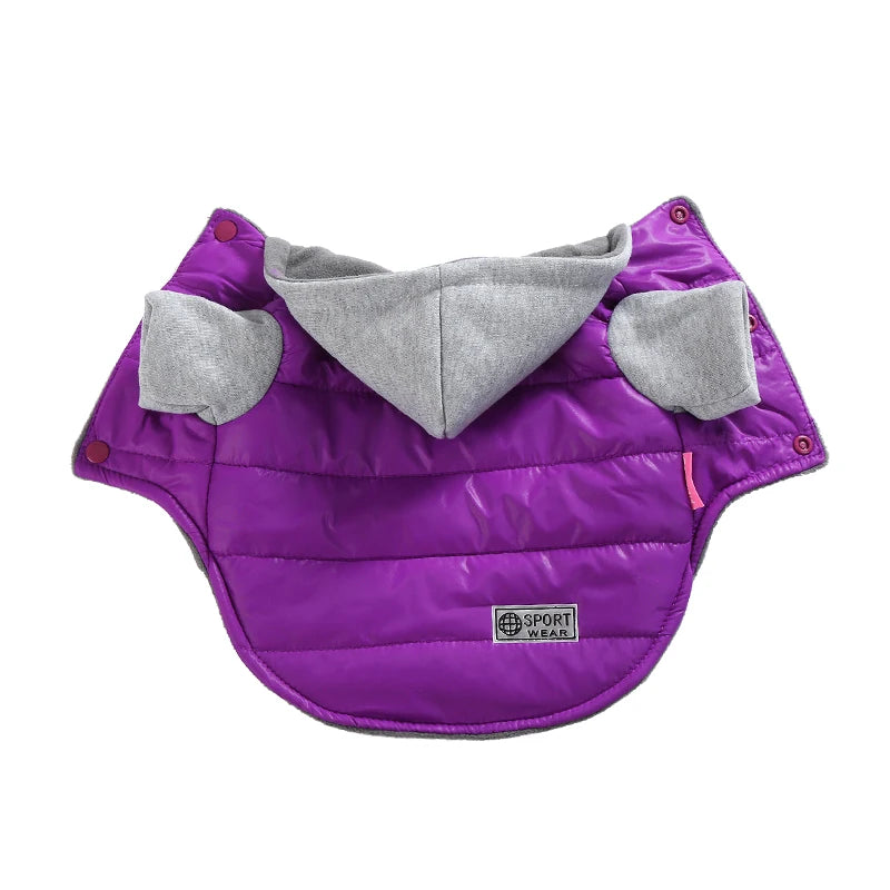 Waterproof Winter Pet Clothes For Small Dogs Thick Warm Puppy Cat Dog Jacket Coat Chihuahua French Bulldog Clothes With Hood