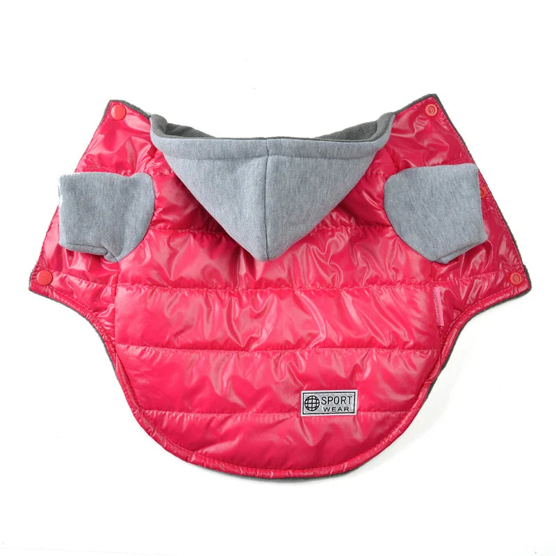 Waterproof Winter Pet Clothes For Small Dogs Thick Warm Puppy Cat Dog Jacket Coat Chihuahua French Bulldog Clothes With Hood