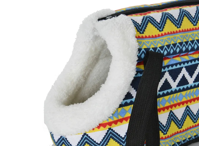 Classic Pet Carrier for Small Dogs Cozy Soft Puppy Cat Dog Bags Backpack Outdoor Travel Pet Sling Bag Chihuahua Pug Pet Supplies