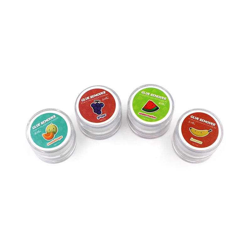 Fruit Flavour Eyelashes Glue Remover Cream Zero Stimulation Fragrancy Smell Quick Removing Eyelash Extensions Adhesive Makeup