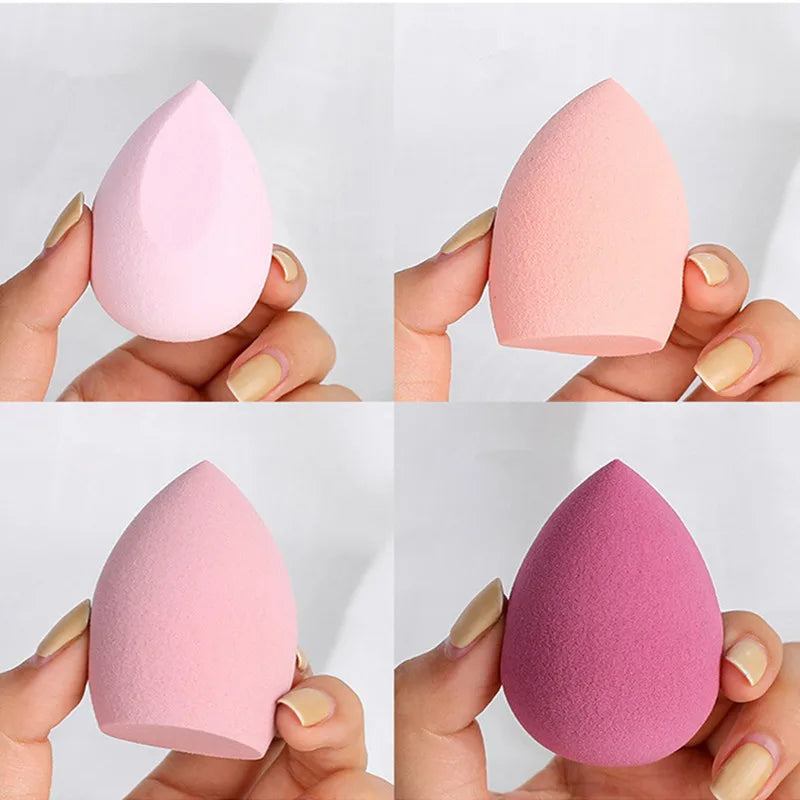 4pcs/8pcs Makeup Sponge Set Cosmetic Blender Beauty Puff Foundation Powder Concealer Cream Soft Sponges Women Face Make Up Tools