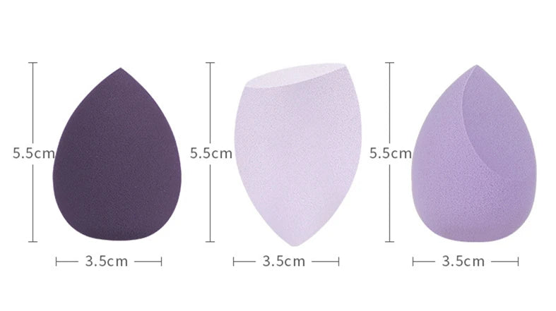 4pcs/8pcs Makeup Sponge Set Cosmetic Blender Beauty Puff Foundation Powder Concealer Cream Soft Sponges Women Face Make Up Tools