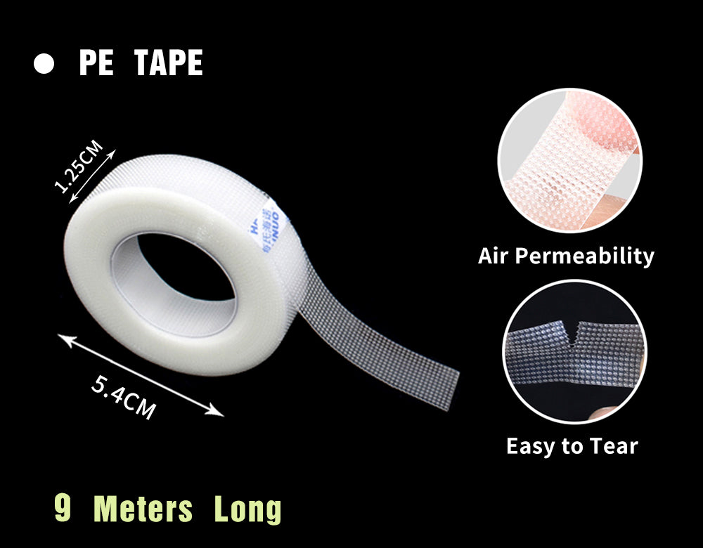 4pcs/set PE Material Breathable Eyelash Extension Tapes Non-woven Anti-allergy Eye Pads Professional Makeup Eye Lash Tape Tools