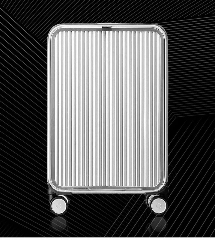 kmikli 100% All Aluminum travel rolling luggage new luxury fashion suitcase spinner carry on trolley case 16/20/24 inch