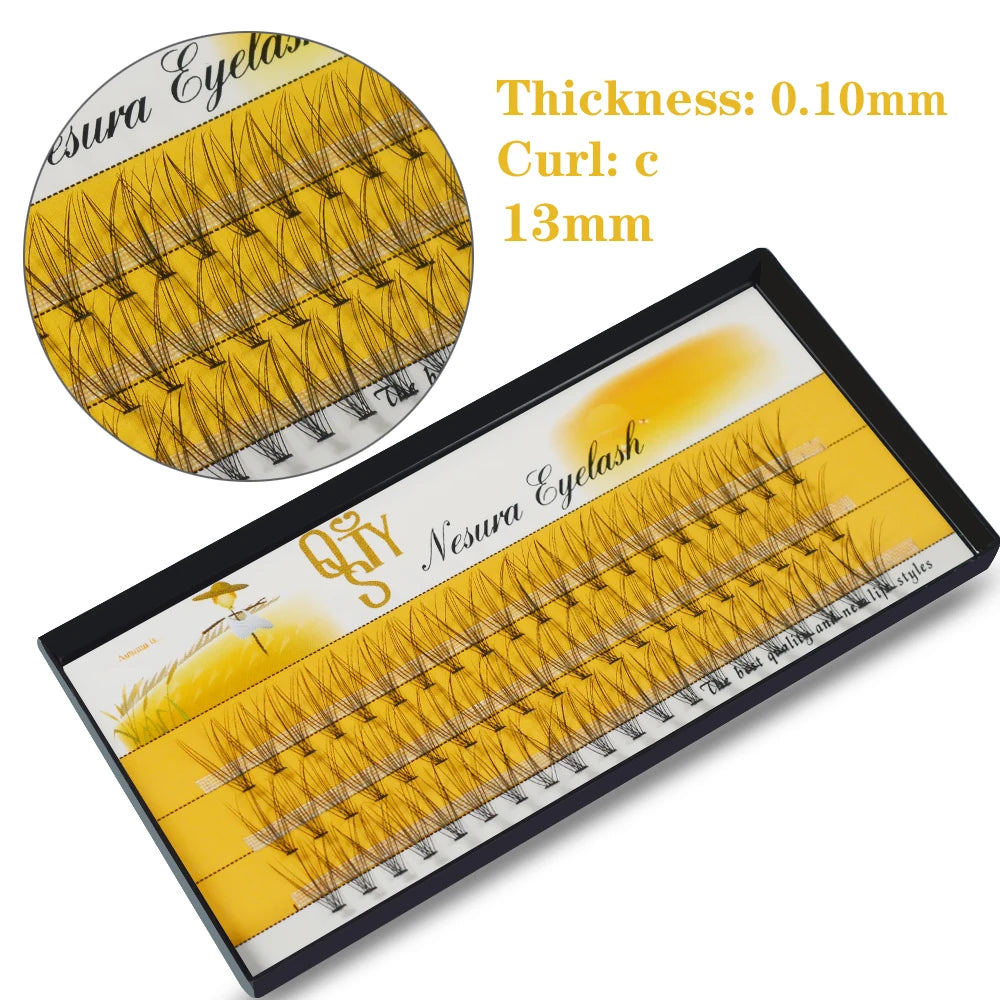 10D Russian Volume Eyelashes Extension Short Stem Pre made Fans C curl Mink Lash Hot Selling Eyelash Individual Extensions