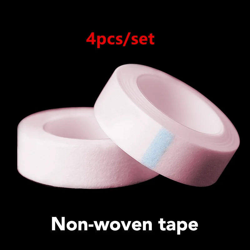 4pcs/set PE Material Breathable Eyelash Extension Tapes Non-woven Anti-allergy Eye Pads Professional Makeup Eye Lash Tape Tools