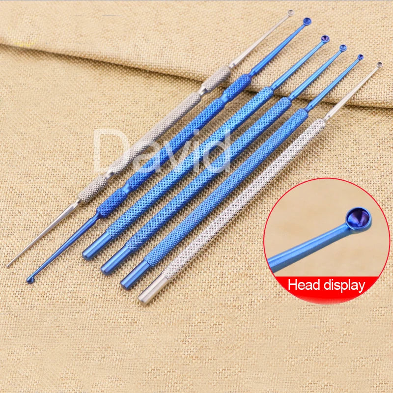 S/M/L Size Stainless Steel Microscopic Ophthalmic Instruments Tarsal Gland Cysts Tweezers meyerhoefer chalazion curette