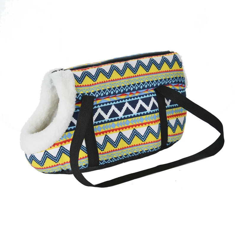 Classic Pet Carrier for Small Dogs Cozy Soft Puppy Cat Dog Bags Backpack Outdoor Travel Pet Sling Bag Chihuahua Pug Pet Supplies