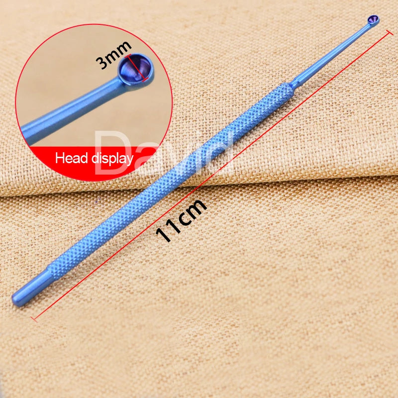 S/M/L Size Stainless Steel Microscopic Ophthalmic Instruments Tarsal Gland Cysts Tweezers meyerhoefer chalazion curette