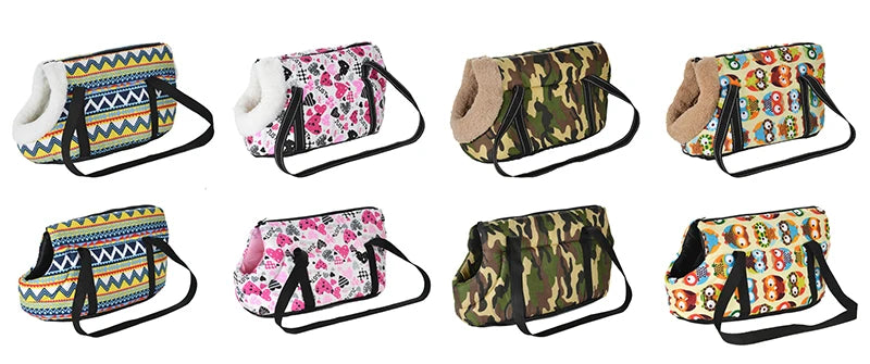Classic Pet Carrier for Small Dogs Cozy Soft Puppy Cat Dog Bags Backpack Outdoor Travel Pet Sling Bag Chihuahua Pug Pet Supplies