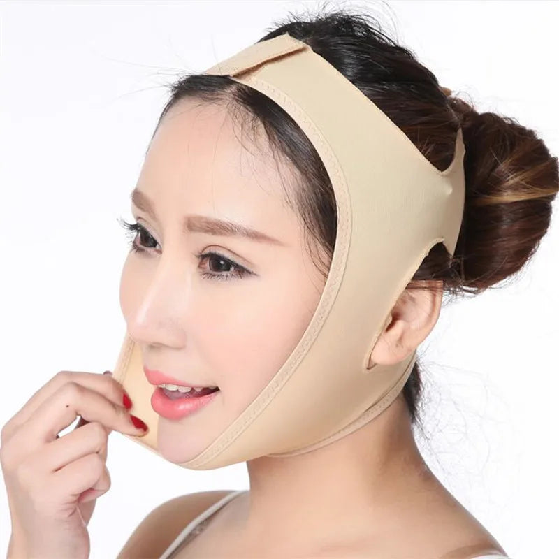 Face V Shaper Facial Slimming Bandage Relaxation Lift Up Belt Shape Lift Reduce Double Chin Face Thining Band Massage Slimmer