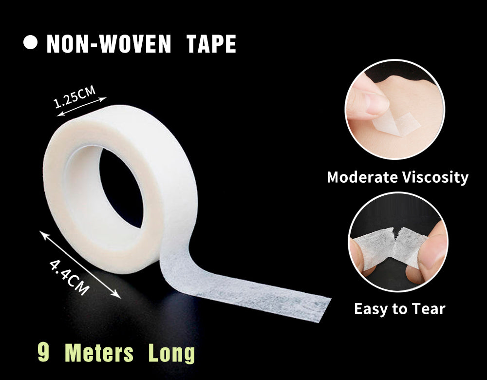 4pcs/set PE Material Breathable Eyelash Extension Tapes Non-woven Anti-allergy Eye Pads Professional Makeup Eye Lash Tape Tools