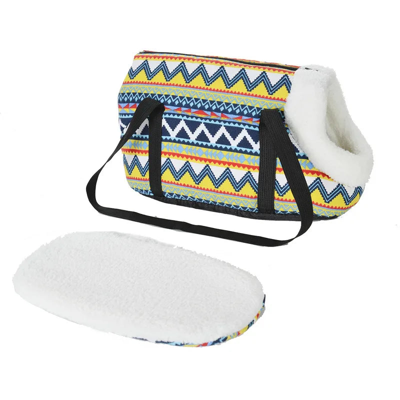 Classic Pet Carrier for Small Dogs Cozy Soft Puppy Cat Dog Bags Backpack Outdoor Travel Pet Sling Bag Chihuahua Pug Pet Supplies