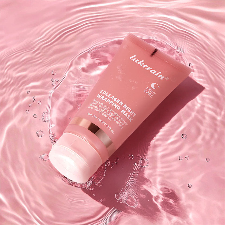 Collagen Wrapped Night Mask,Moisturizing Firming,Deeply Hydrates Reduces Skin Texture,Night Care Mask Ideal for Use Before Bed