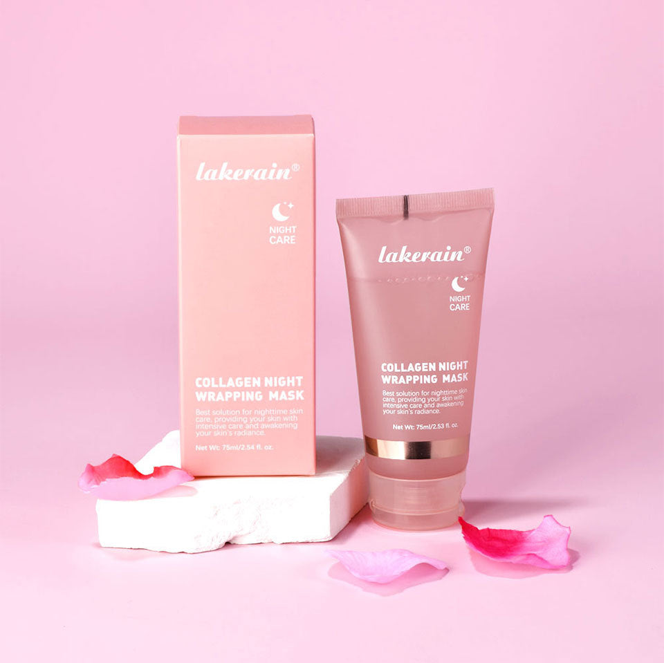 Collagen Wrapped Night Mask,Moisturizing Firming,Deeply Hydrates Reduces Skin Texture,Night Care Mask Ideal for Use Before Bed