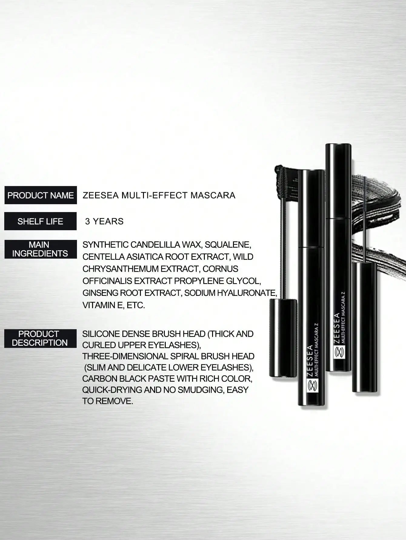 ZEESEA MULTI-EFFECT MASCARA Z MAKE UP FOR WOMEN