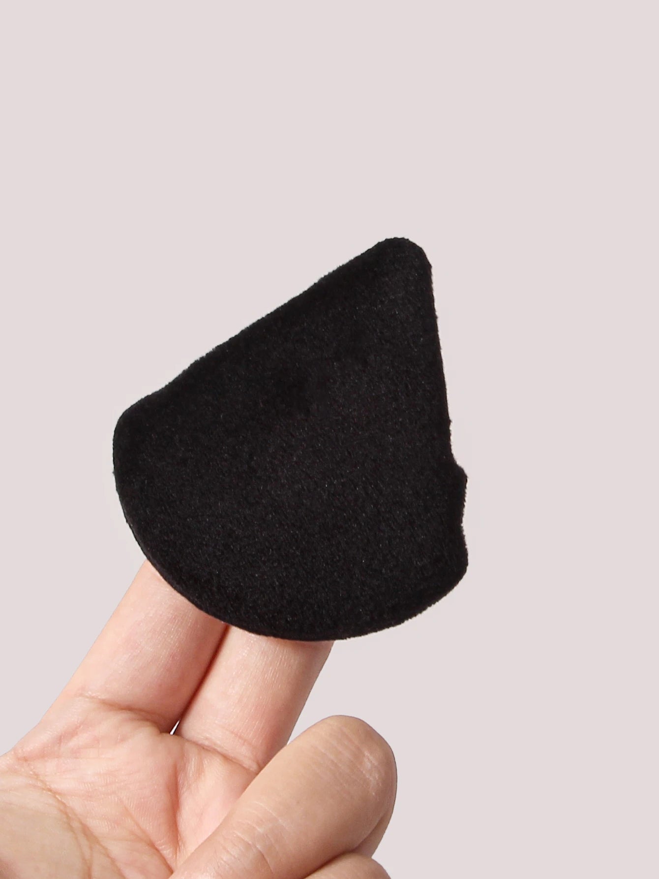 5Pcs Black Triangle Powder Puff For Loose Powder Liquid Cosmetic Soft Plush Powder Puff Makeup Foundation Puff Makeup Tool