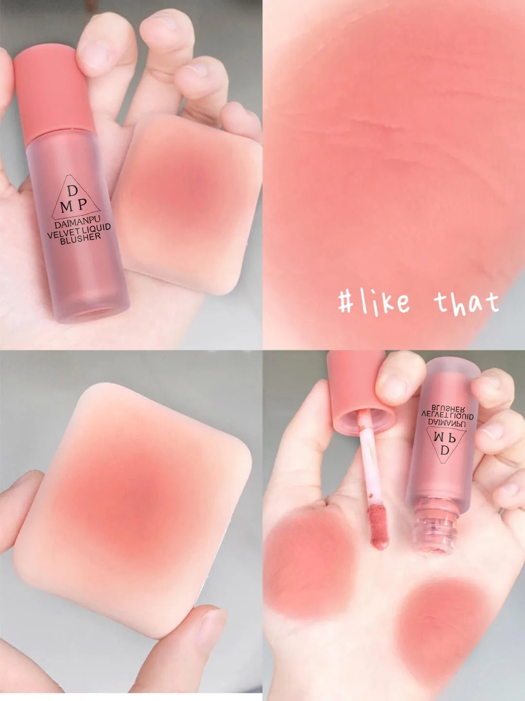Pink Liquid Blush Eyeshadow Long-acting Waterproof Non-fading Enhance Facial Skin Color Easy-to-color Female Cosmetics