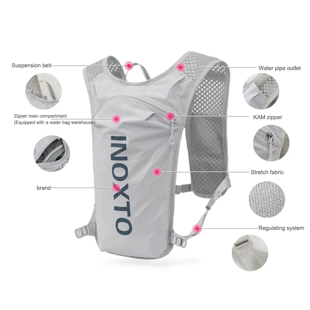 Ultralight Hydration Backpack Men Breathable Running Bag Trail Running Hydration Vest Racing Hydration Vest Camel Bag Gym Bag