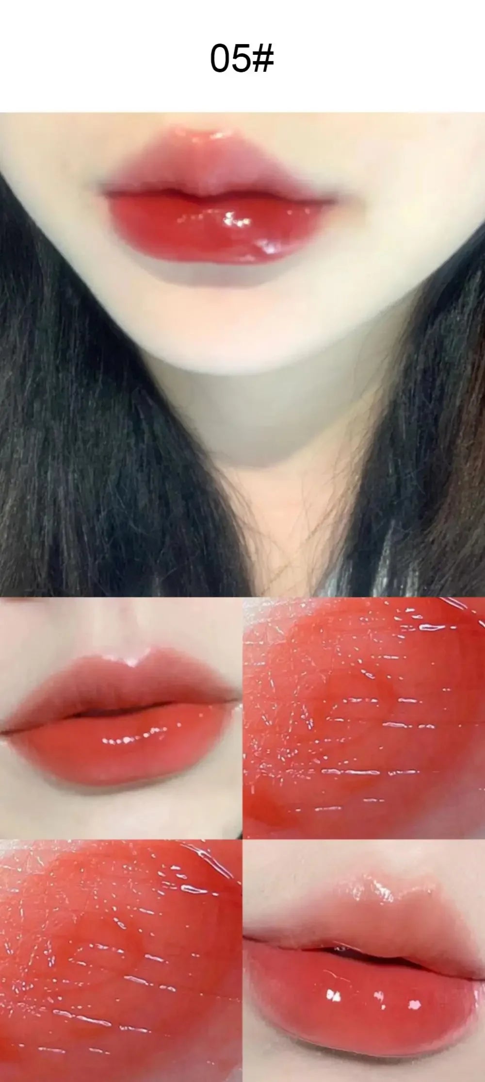 6pcs Set Cute Pink Lip Glaze Waterproof Liquid Lipstick Beauty Cosmetics Mirror Water Lip Gloss Lipgloss Gift Set Lips Makeup