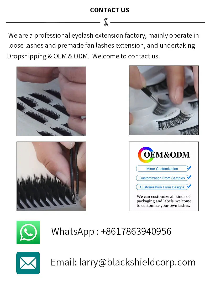Narrow  1000 Fans False Eyelash  Korean Beauty Makeup Tools Ultra Speed  Lash Clusters 5D 6D 8D Eyelashes Books