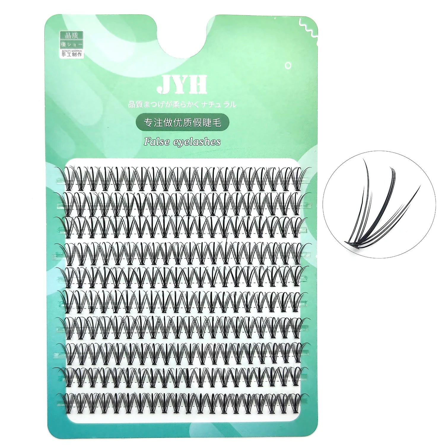 3DFluffy Single Cluster False Lashes Premade Volume Fans Individual Eyelash Segmented Natural Fake Lash For Eye Extension Makeup