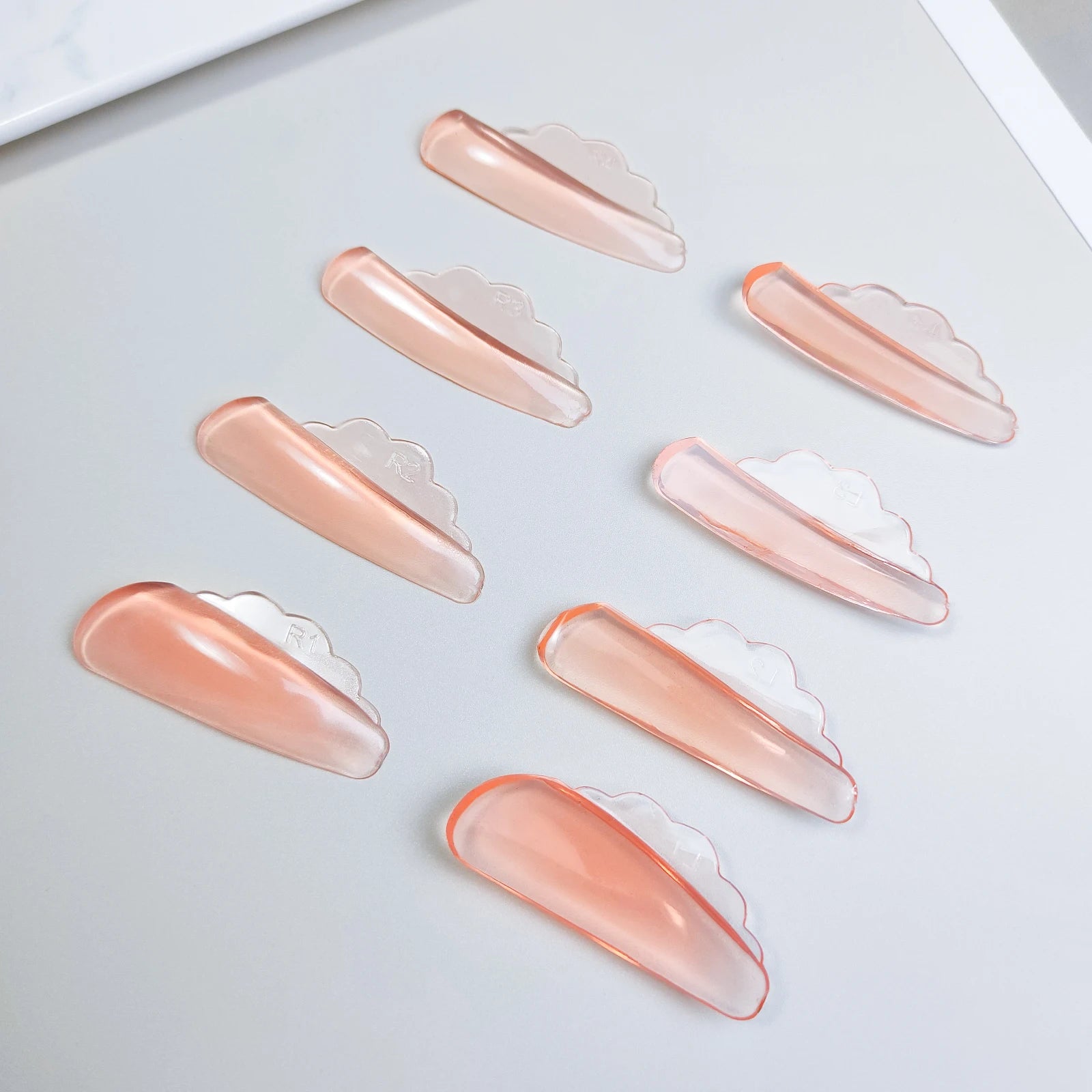 PERMANIA 4 Pairs Self-Adhesive Eyelash Lift Pads Eyelash Lifting Shields Lash Perming Pads Soft And Reusable Lash Lifting Tool
