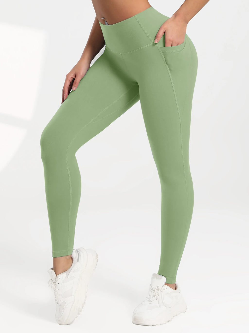 S-2XL Pocket Yoga ,High Waist And Hip Lifting , Sports And Fitness Women's Leggings, Directly Sold By Manufacturers