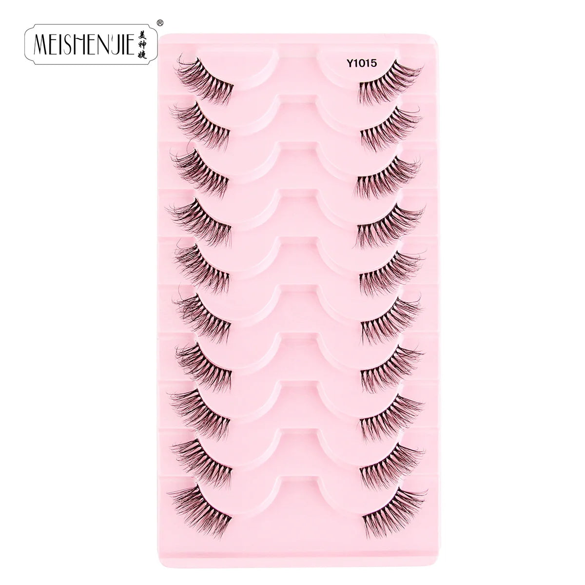 Fake Eyelashes Hot 3/10 Pairs Half Lashes Cat Eye Natural Long Fluffy 3D Mink Lashes Handmade Make up Tools maquillaje Faux Cils